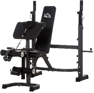 Banco de pesas multifuncional inclinable hasta 300 kg