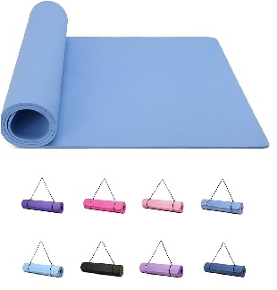 Esterilla azul para entrenamientos de suelo