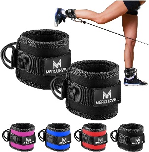 Tobilleras para poleas de gym